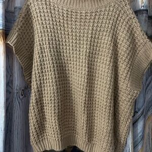 Cozy Tan Knit Sweater